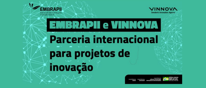 Vinnova e Embrapii lançam edital de cooperação conjunto